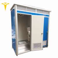 Low Cost Prefab Mobile Public Outdoor Portable Toilet container house malaysia price