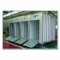 Prefabricated simple cabin for equipment storage room of 20 foot container warehouse