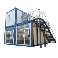 Duplex House Plans Flat Pack Container House Portable Housing Unit Use Mobile Container Bar/Restaurant/Office