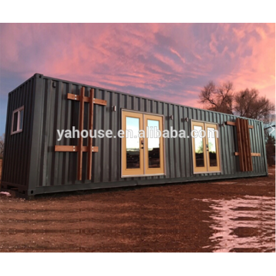 Flat pack cheap luxury prefab shipping container house kit container house